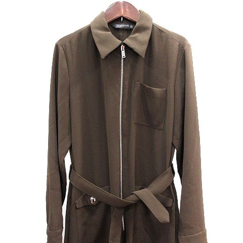 ザラウーマン ZARA WOMAN パンツ オールインワン つなぎ ステンカラー