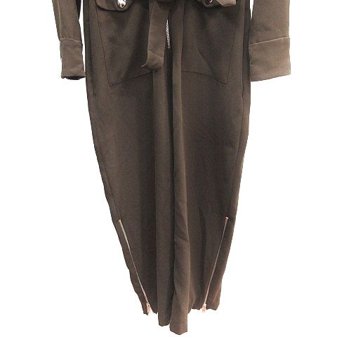 ザラウーマン ZARA WOMAN パンツ オールインワン つなぎ ステンカラー