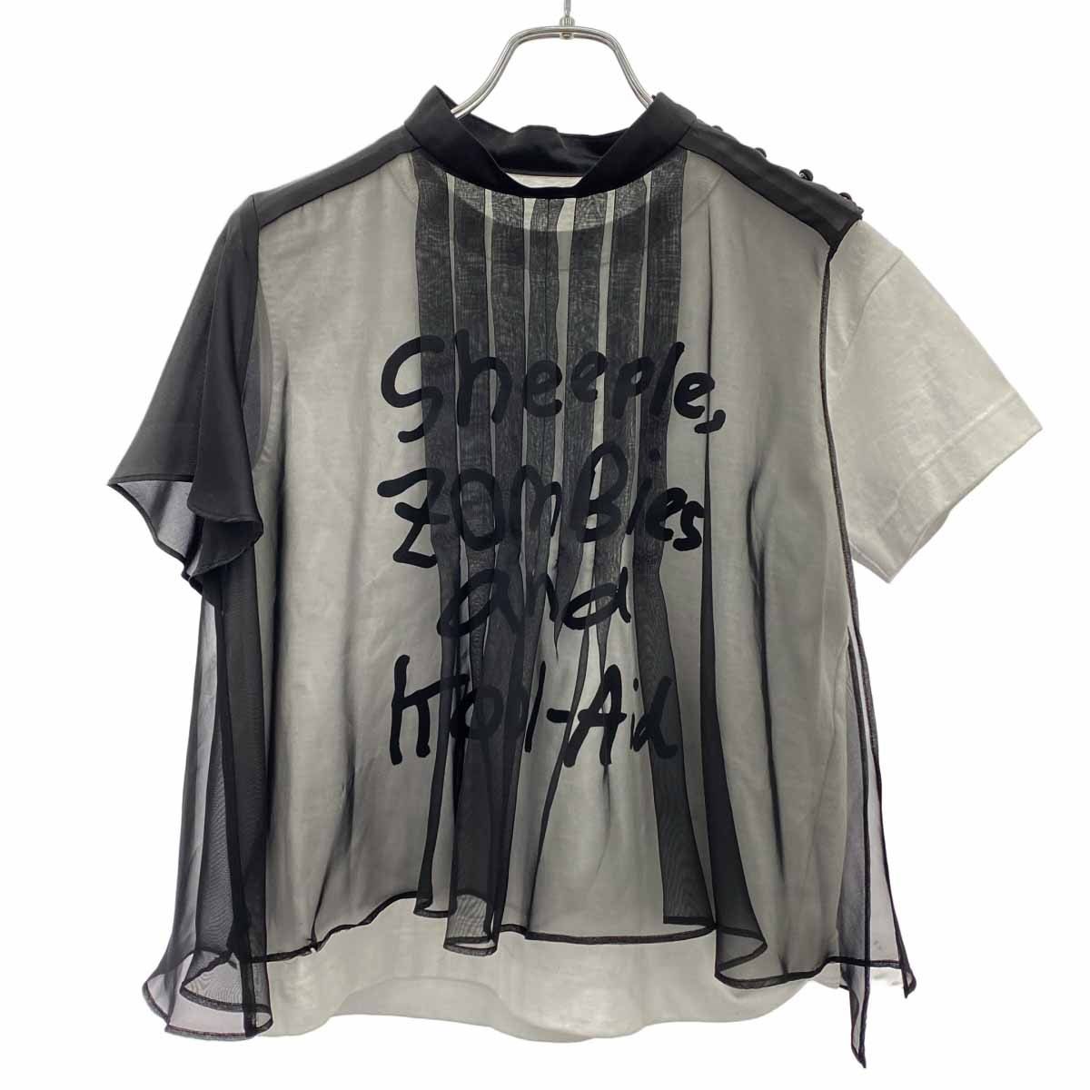 sacai サカイ 22AW madsaki Chiffon Mix シフォンレイヤードトップス