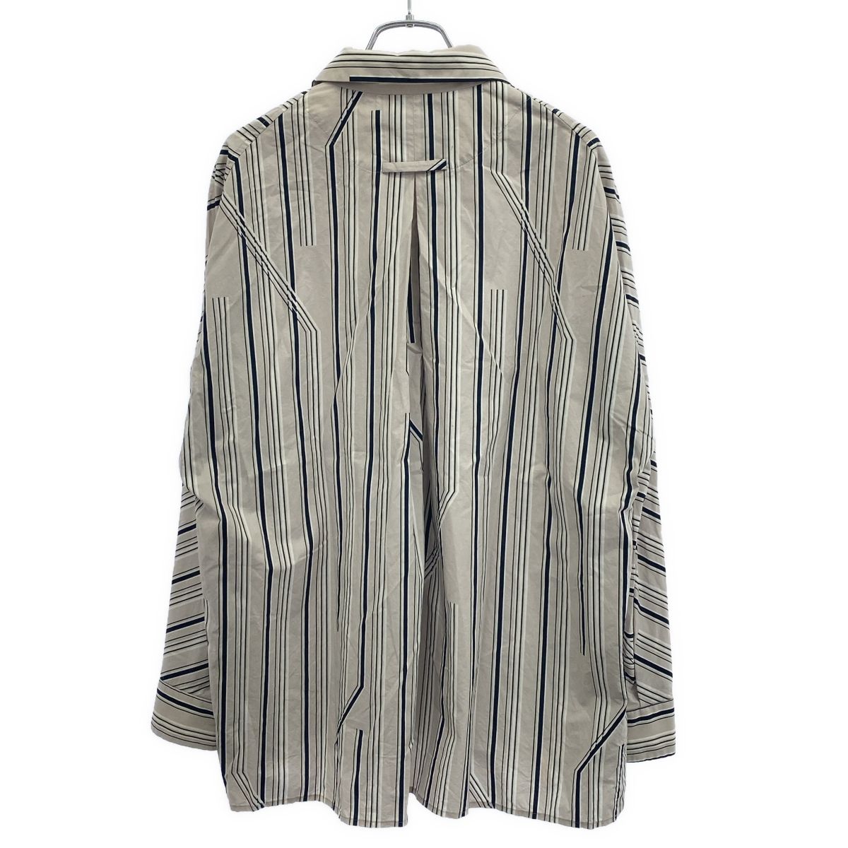 【ETHOSENS】2019SS ツイストストライプシャツ 完売品 ETHOSENS エトセンス 19SS ツイストストライプシャツ E119-203 グレー