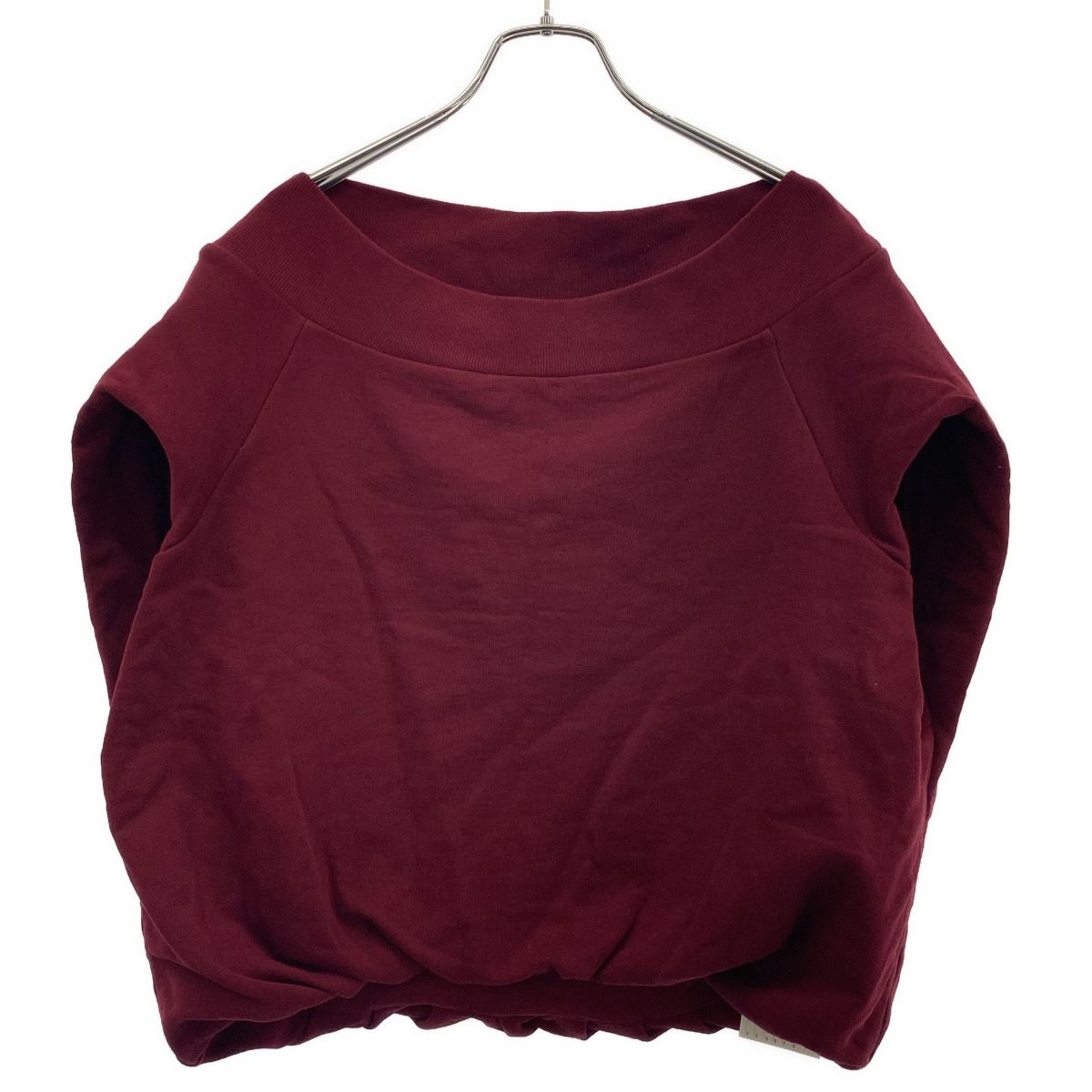 DRIES VAN NOTEN ドリスヴァンノッテン ノースリーブスウェットトップス バーガンディー S