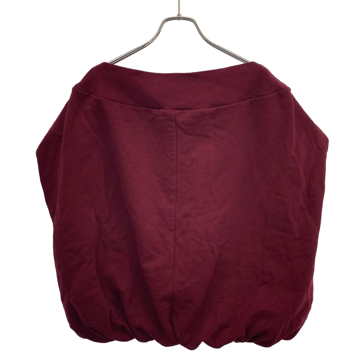 DRIES VAN NOTEN ドリスヴァンノッテン ノースリーブスウェットトップス バーガンディー S