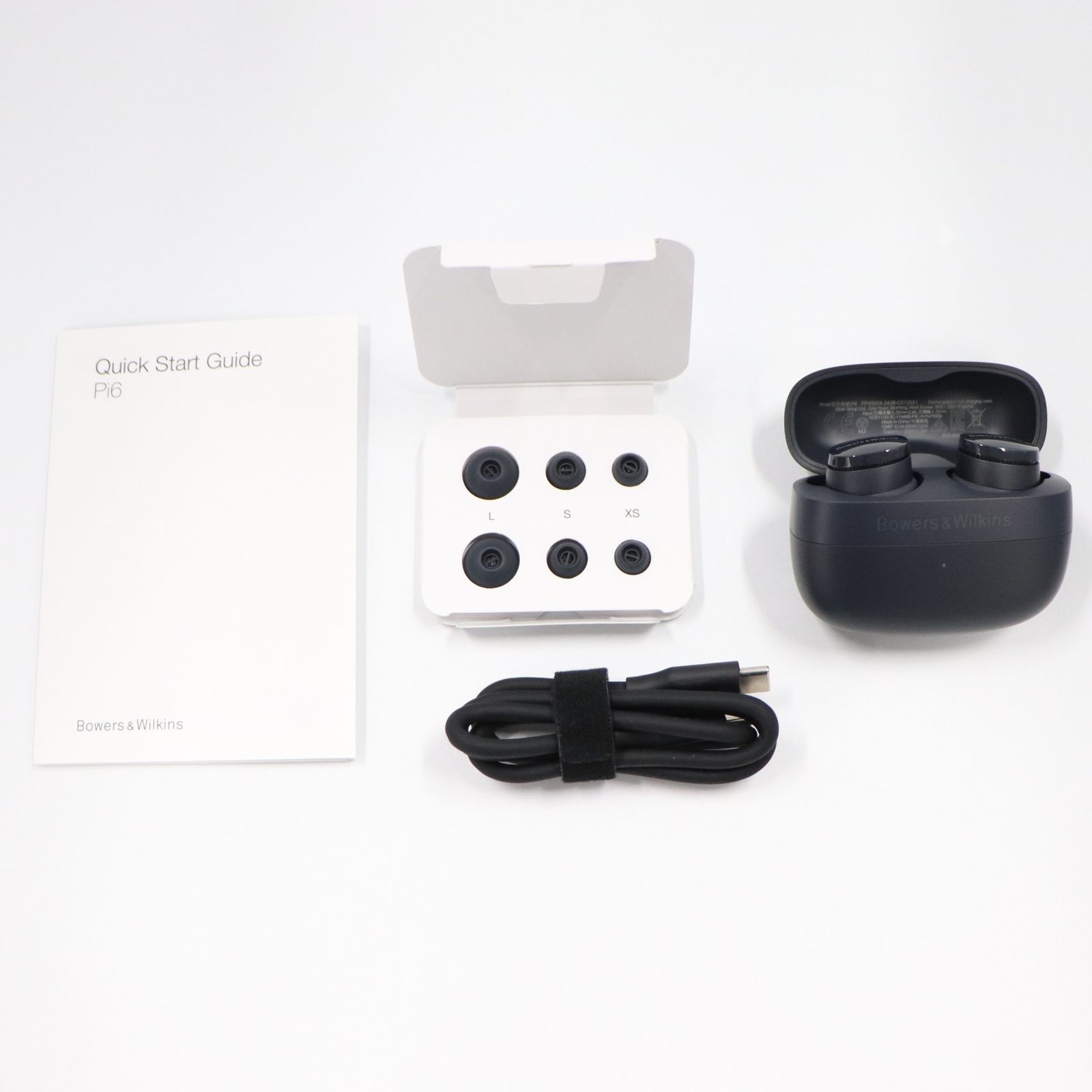 Bowers-Wilkins Pi 6 ワイヤレスイヤホン 6-sg ストームグレー A