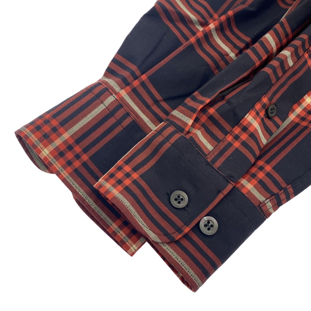 DRIES VAN NOTEN ドリスヴァンノッテン 20AW チェックシャツ レッド 44