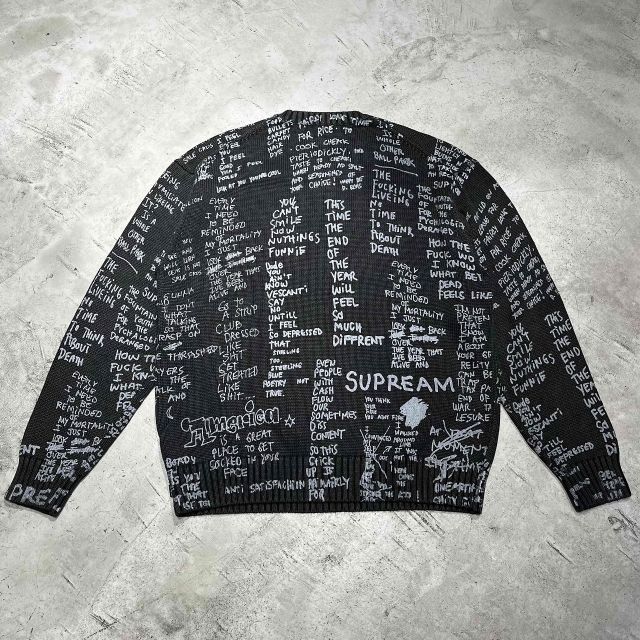 Supreme 23ss 注文 Gons Poems Sweater Supreme Gonz Poems Sweater