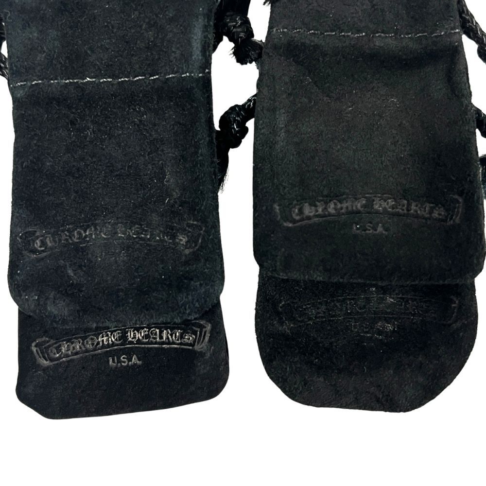 CHROME HEARTS クロムハーツ アクセサリー用 レザーポーチ 巾着 4点