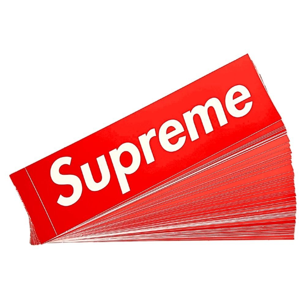 SUPREME シュプリーム Box Logo Sticker ボックスロゴ ステッカー 赤