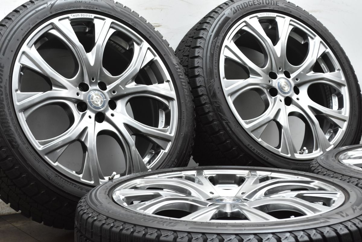 バリ溝 チームスパルコ BENEJU 20 in 8 5 J 50 PCD 108 ブリヂストン ブリザック DM V 3 245 45 R ボルボ 90クロスカントリー