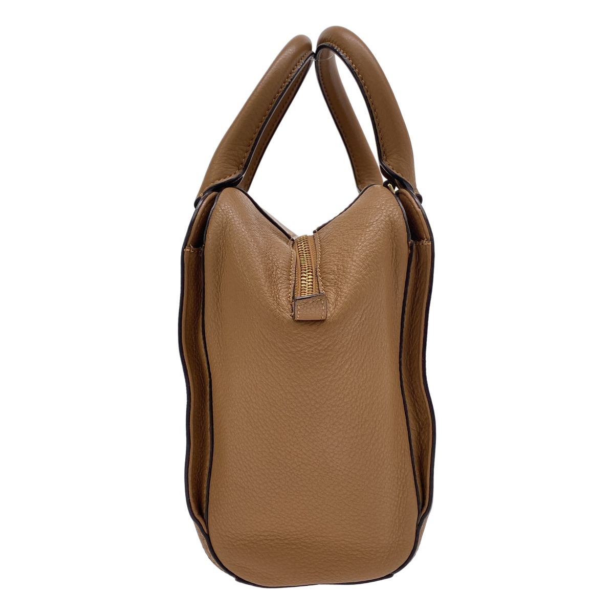 TORY BURCH トリーバーチ レザーハンドバッグ ブラウン - メルカリ