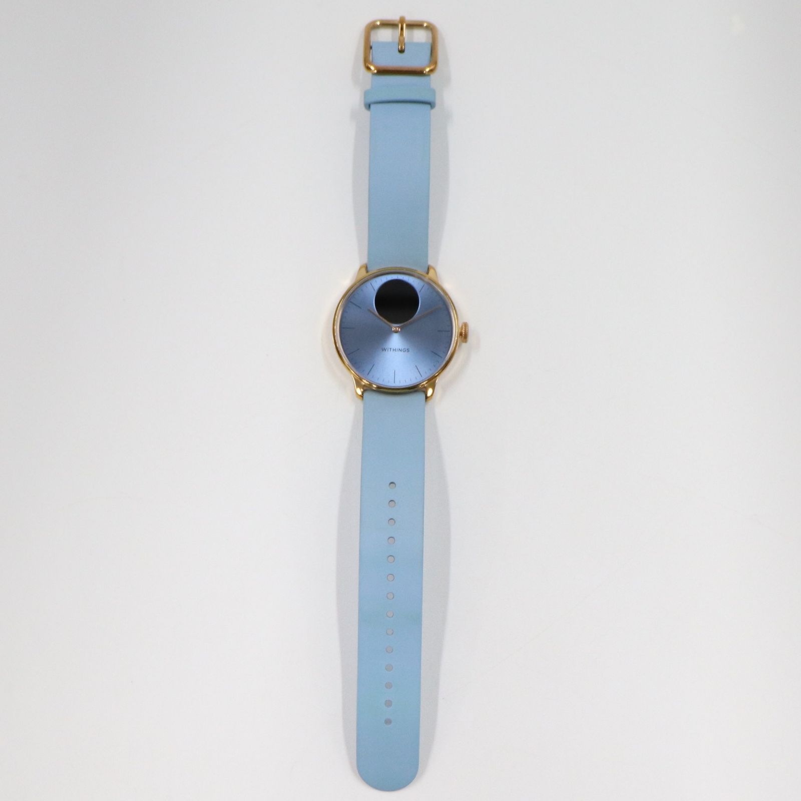 Withings ScanWatch Light スマートウォッチ hwa 11 model blu ブルー 良い B