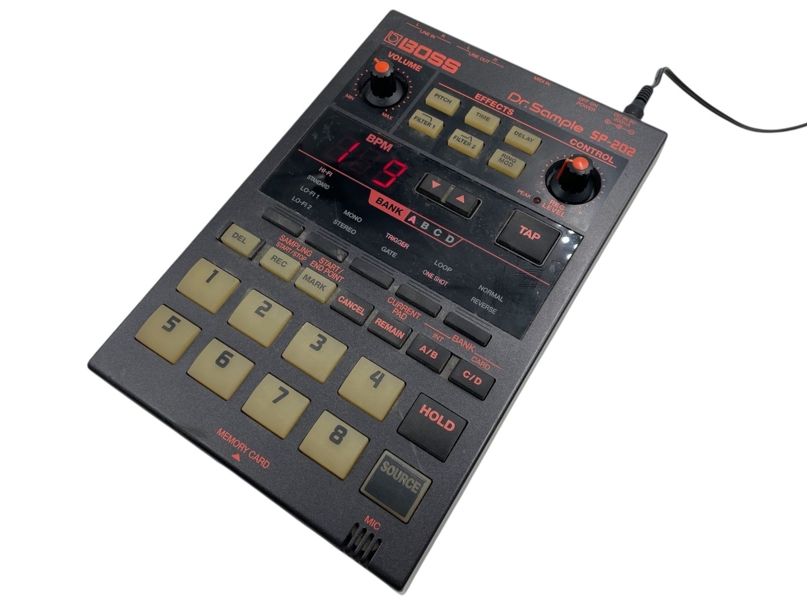 □美品 BOSS SP-202 Dr.Sample サンプラー 本体 通電確認済 パッド反応