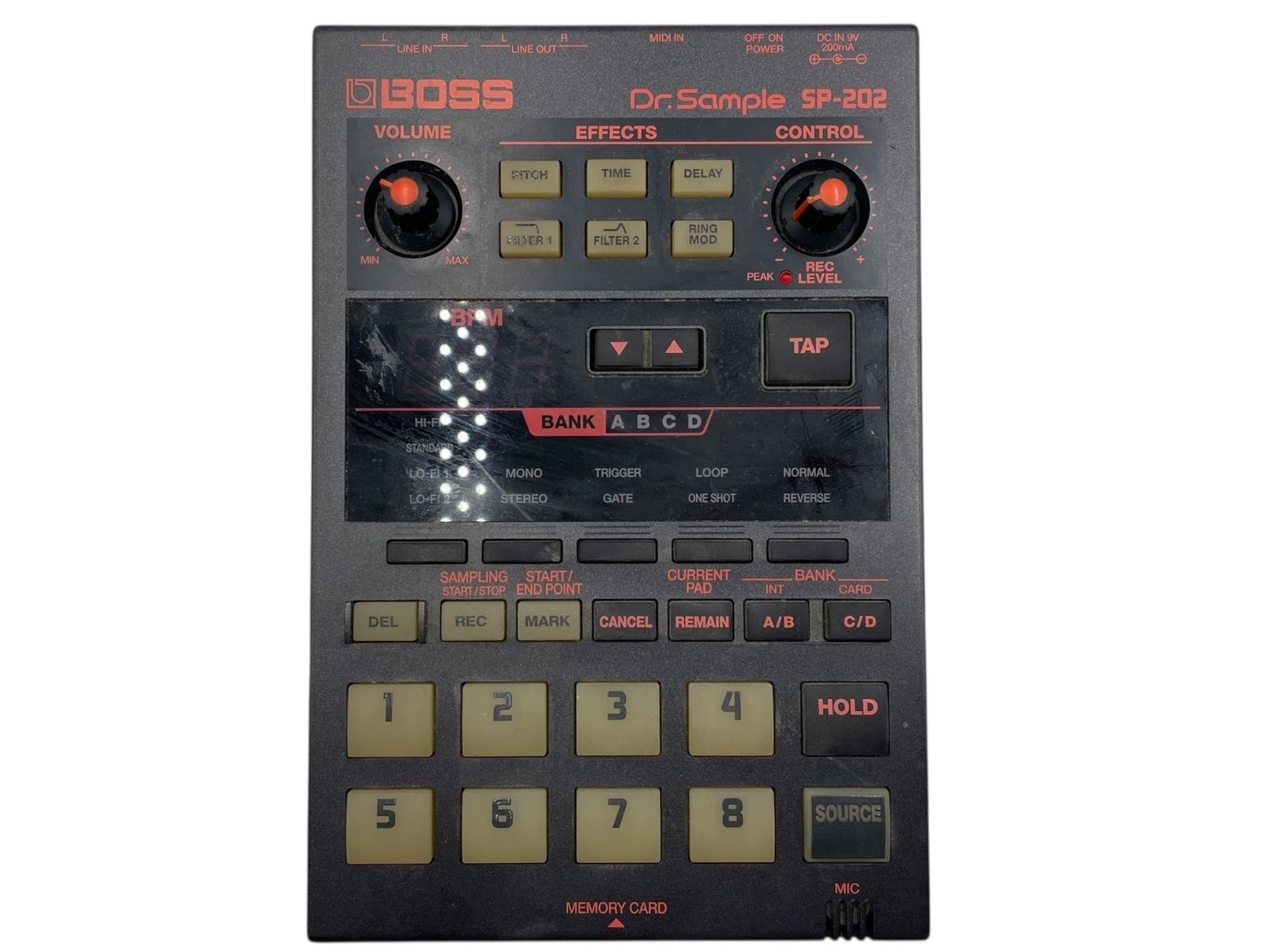 □美品 BOSS SP-202 Dr.Sample サンプラー 本体 通電確認済 パッド反応
