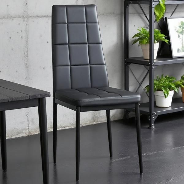 ダイニングチェア PUレザー 2脚セット 椅子 いす おしゃれ 食卓椅子