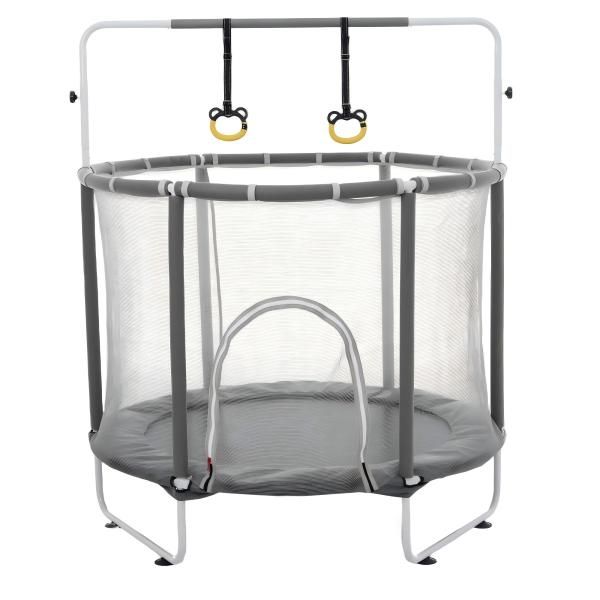 鉄棒 トランポリン 吊り輪 子供用 高さ3段階 ベビーサークル 安全