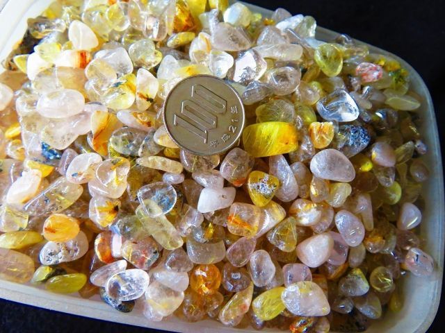 黄金極太☆新入荷☆金☆超金運上昇☆天然ゴールド金ルチルクォーツ