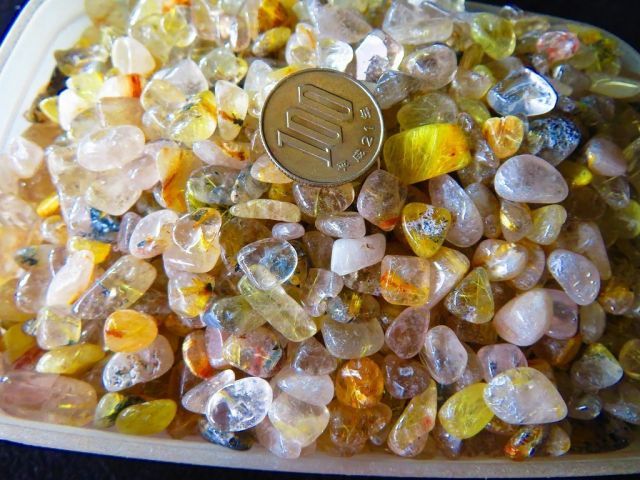黄金極太☆新入荷☆金☆超金運上昇☆天然ゴールド金ルチルクォーツ