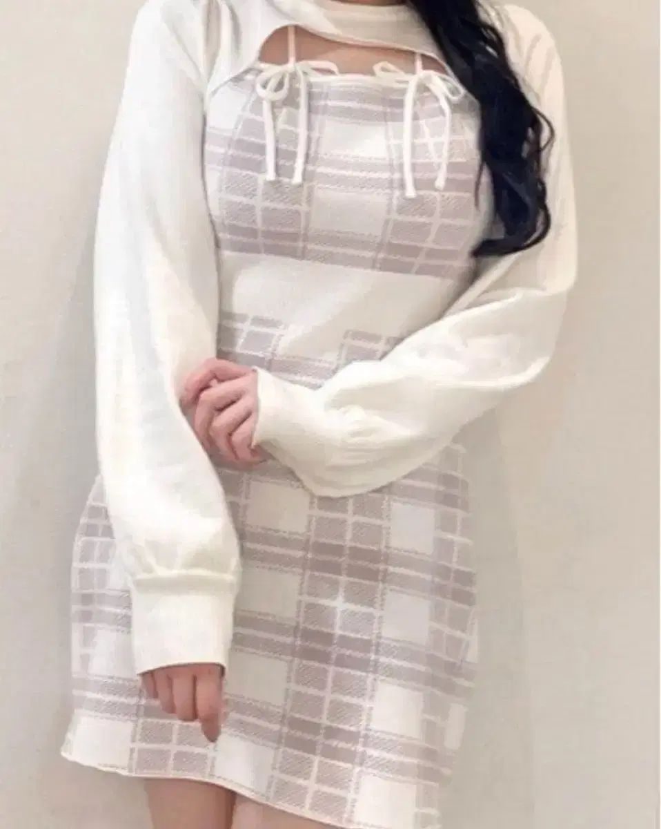 EBLIN CHECK ボレロ ONE PIECE 日傘 量産型 スナ系 日本女子スタイル