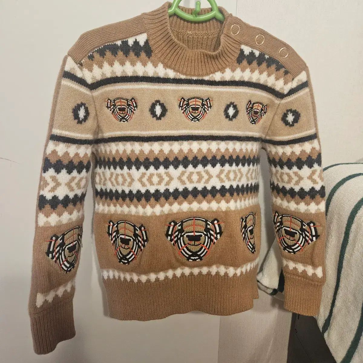 【美品】バーバリー　カシミヤセーター　キッズ バーバリーキッズ ウールカシミア トーマス ニット - メルカリ