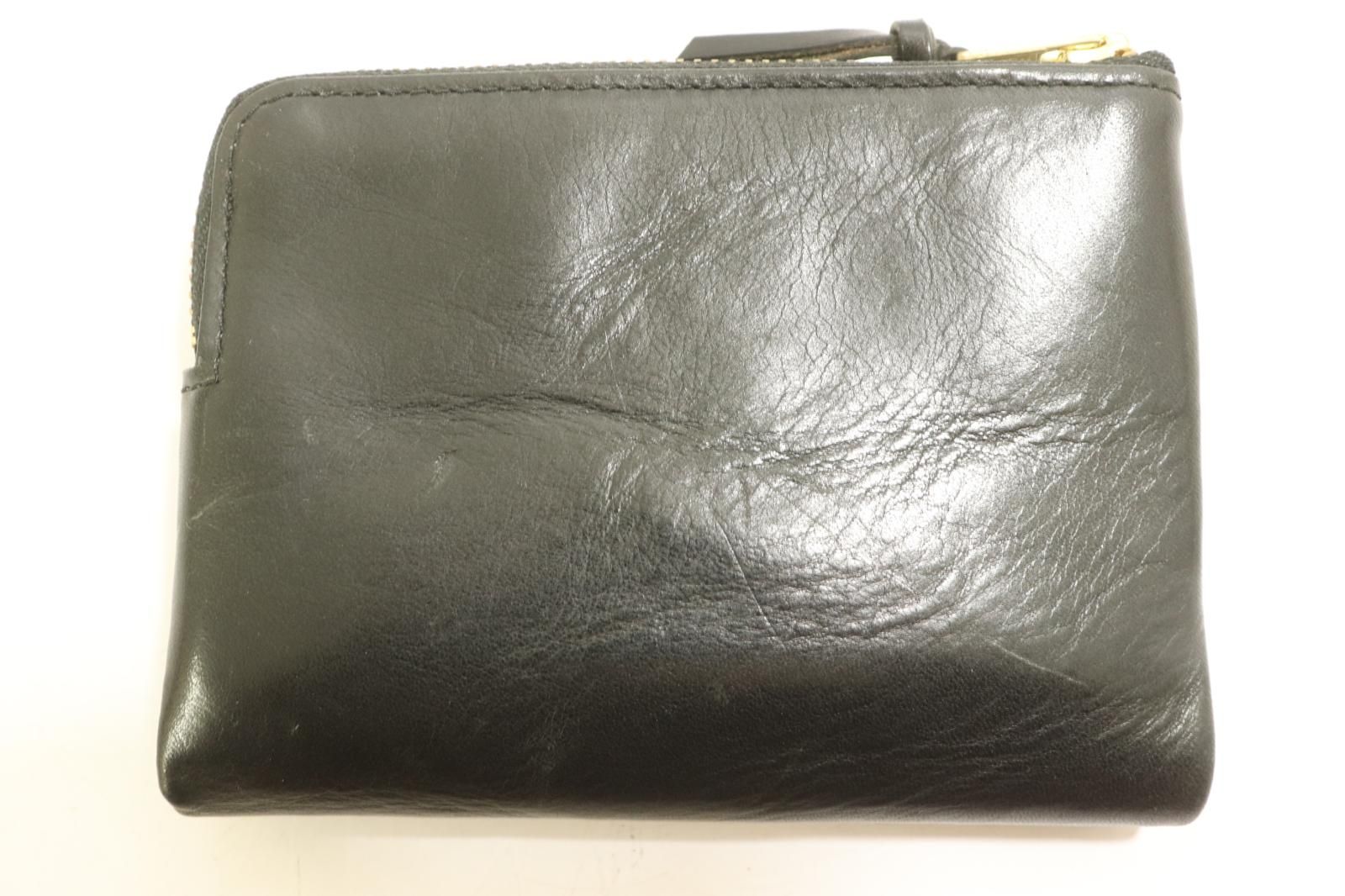 PORTER メンズ財布 -- 二つ折 財布 SOAK 黒 ブラック レザー