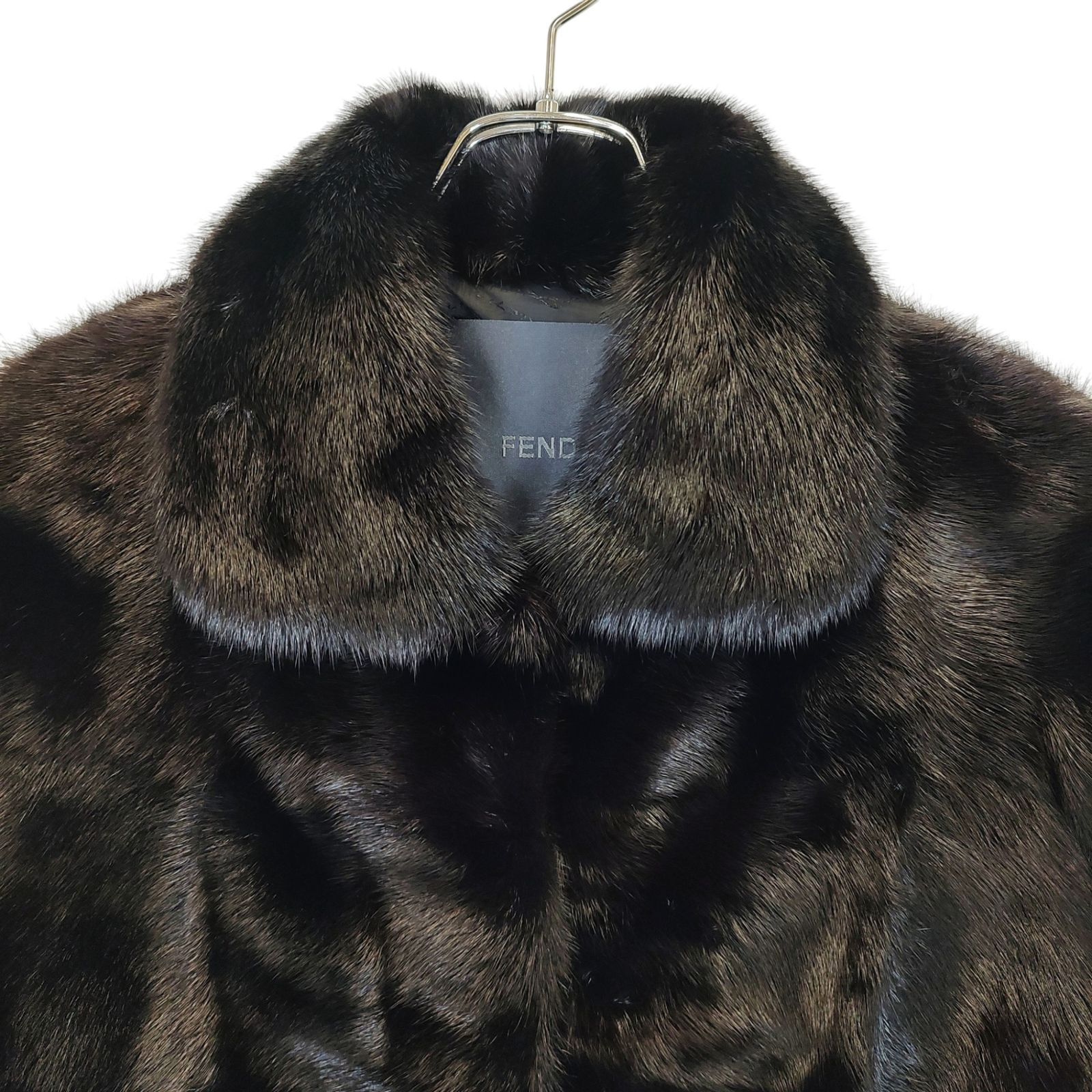 FENDI フェンディ ミンクファー ジャケット 44 ブラック/ブラウン