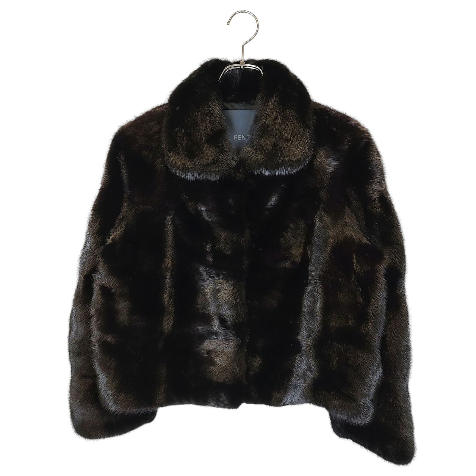 FENDI フェンディ ミンクファー ジャケット 44 ブラック/ブラウン