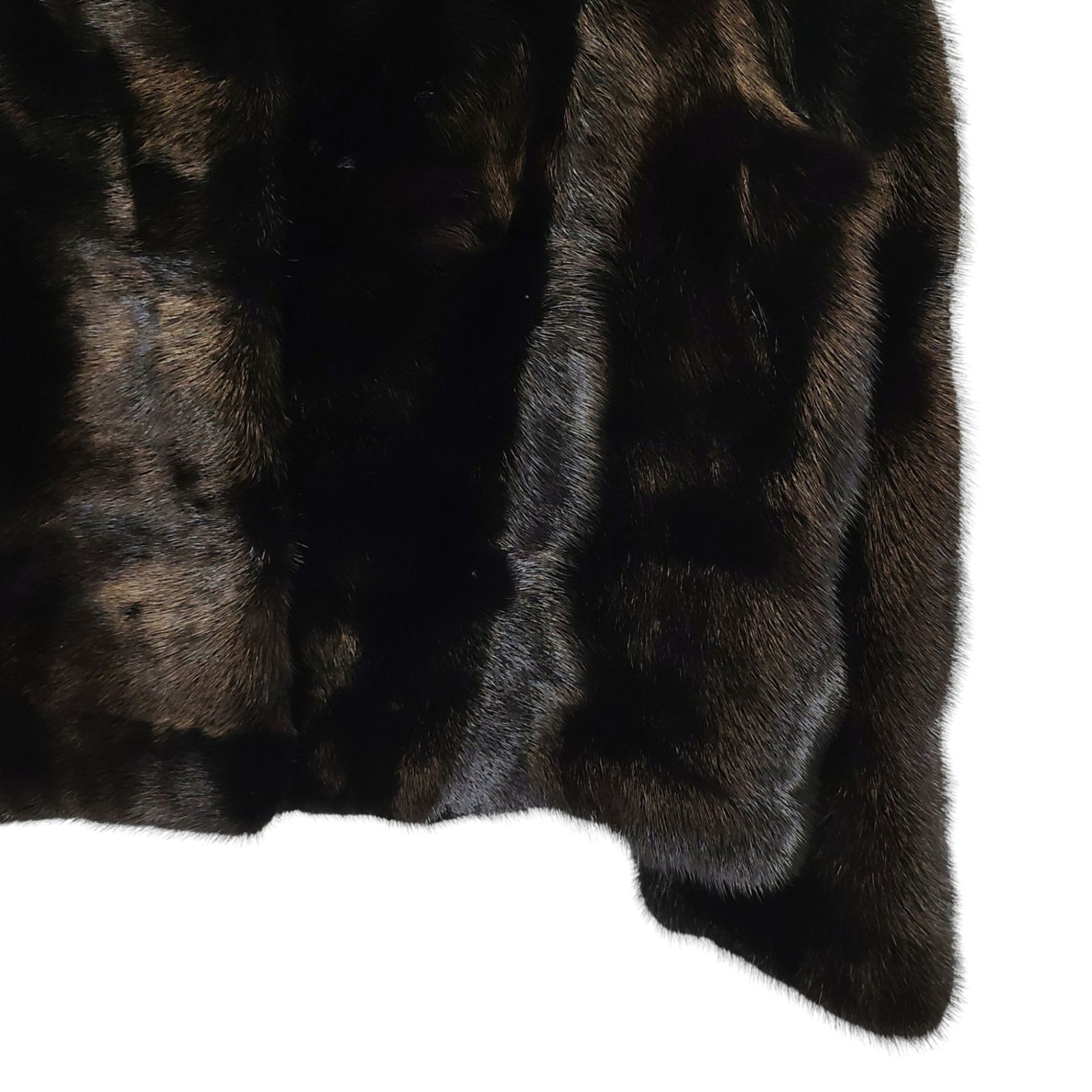 FENDI フェンディ ミンクファー ジャケット 44 ブラック/ブラウン