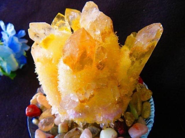 絶品☆超美しい☆浄化済み☆ブラジル産☆ 天然水晶宝石☆シトリン