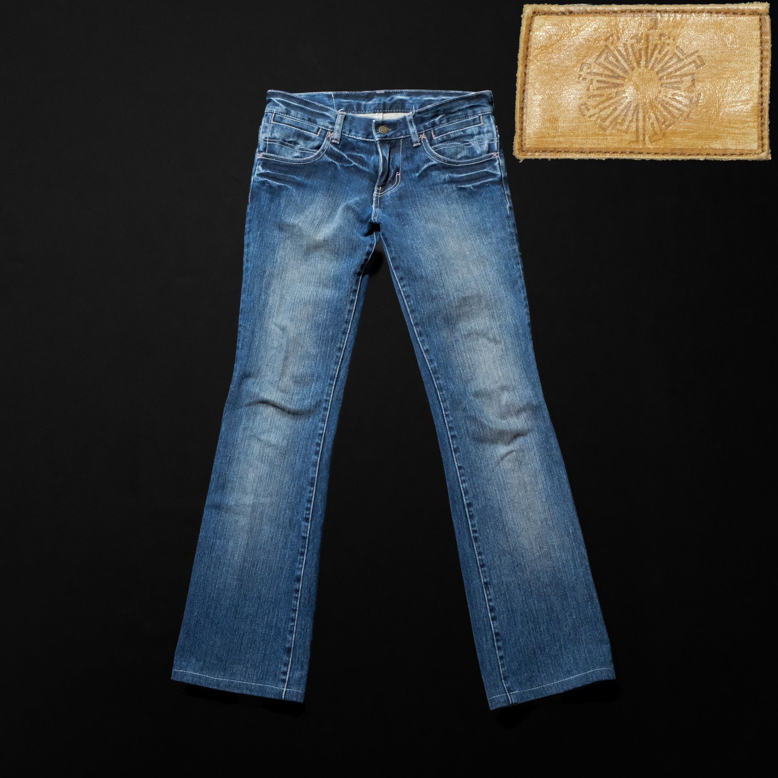 y2k TORNADO MART フレアデニム Sサイズ ローライズ ブーツカット