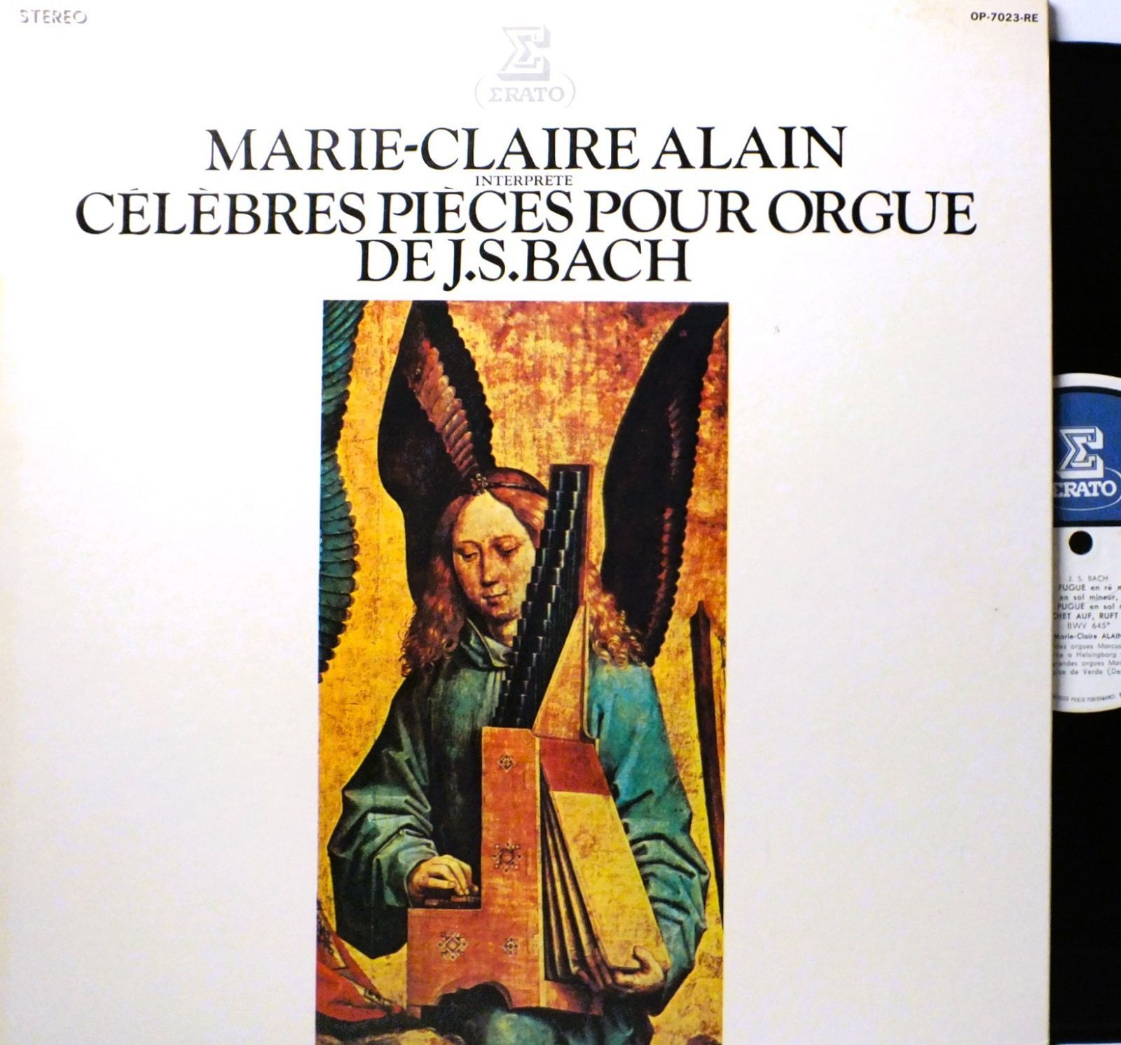 LP OP-7023-RE 【オルガン】マリー・クレール・アラン MARIE-CLAIRE