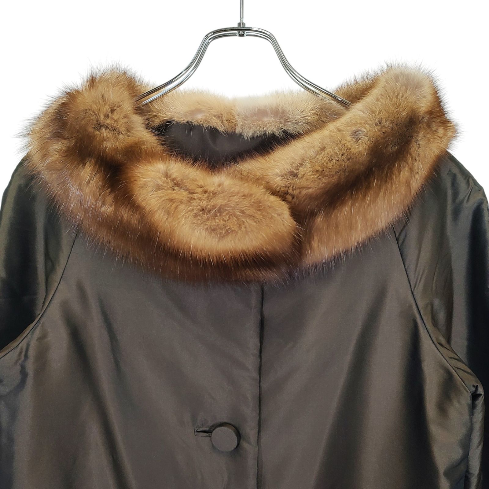 FOXEY BOUTIQUE フォクシーブティック ロシアンセーブル シルク コート