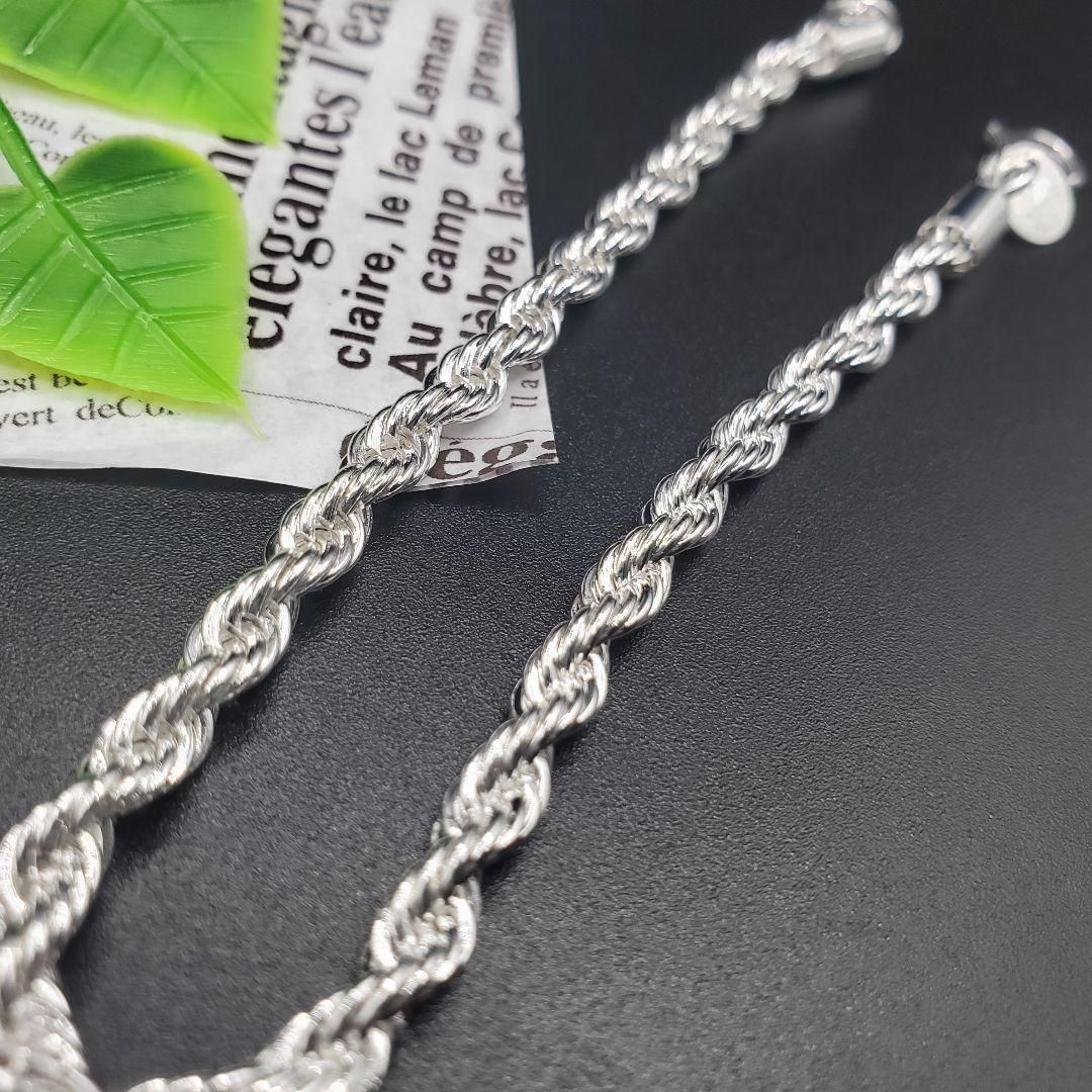 刻印あり】FRENCH ROPE CHAIN silver925ブレスレット シルバー925