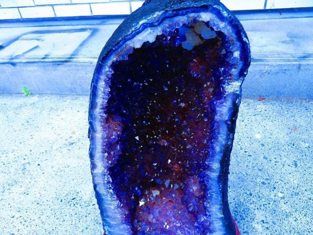 ウルグアイ産超強パワー☆超迫力☆ウルグアイ産☆天然水晶宝石