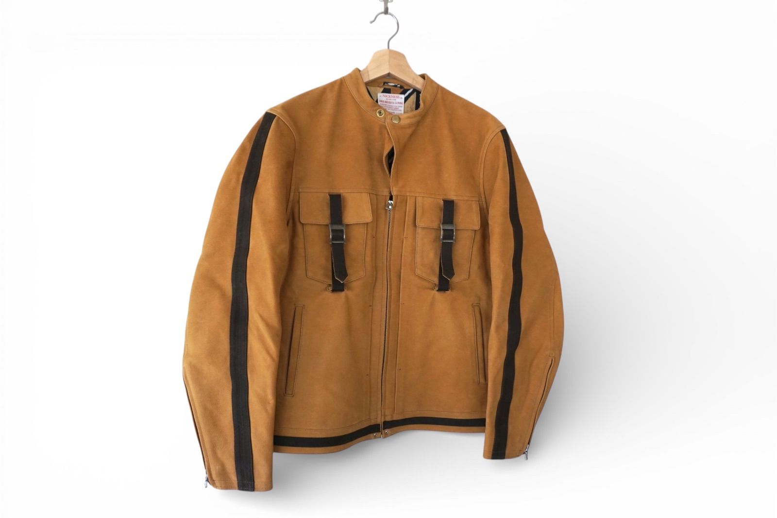 NICENESS レザージャケット NICENESS [Authur/アーサー (トラッカージャケット - ディア)]