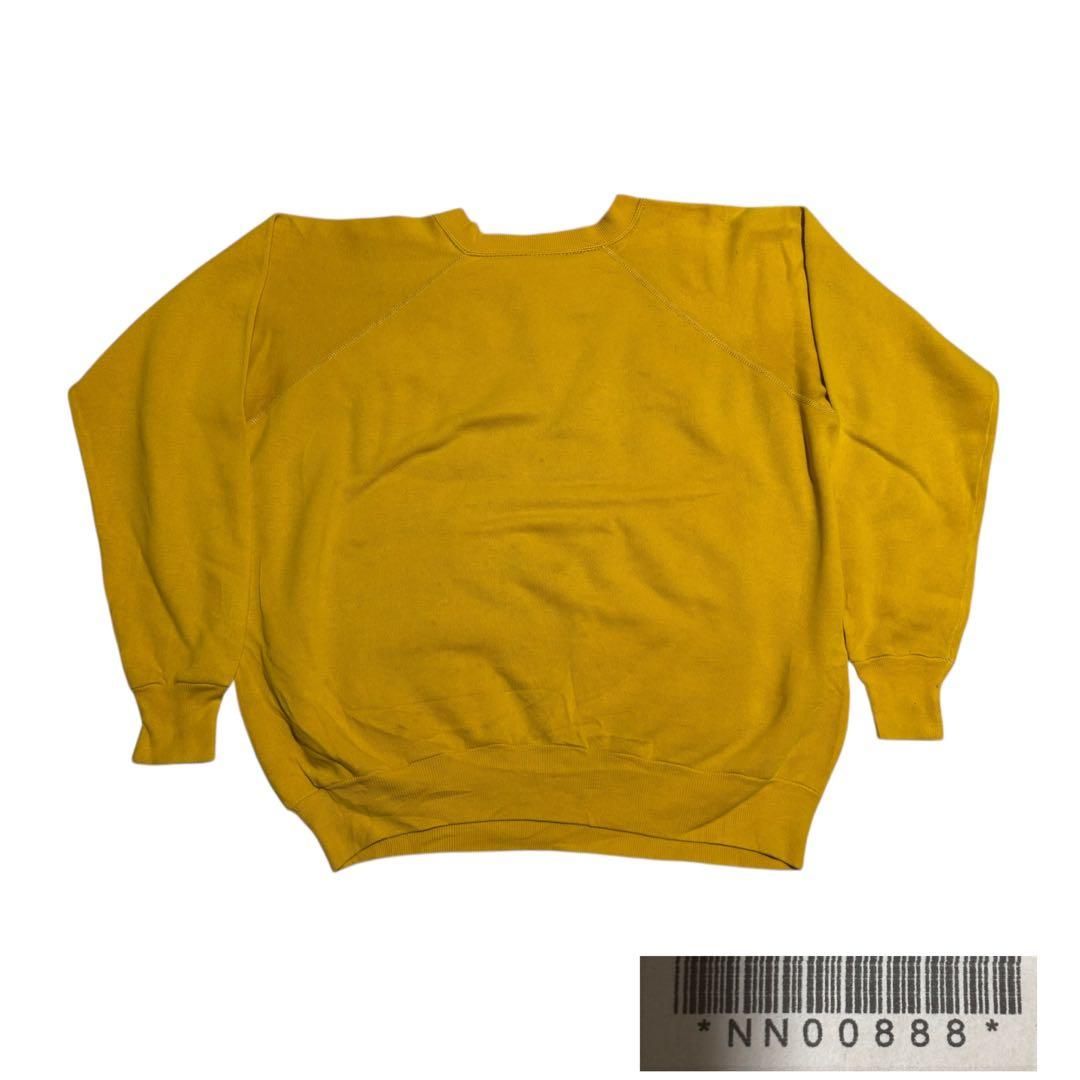 無地ラグランスウェットトレーナー マスタードイエローNN00888 - メルカリ