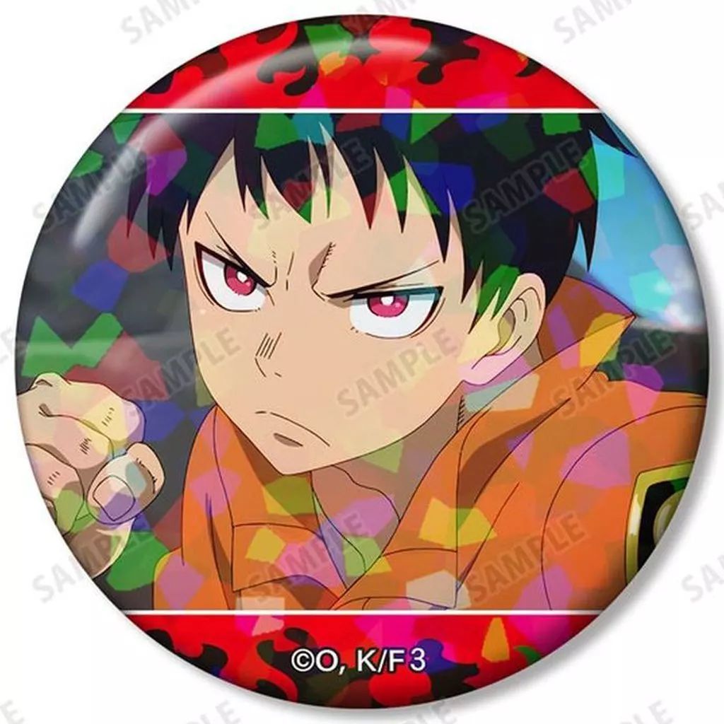 中古】バッジ・ビンズ 森羅日下部 「炎炎ノ消防隊 参ノ章