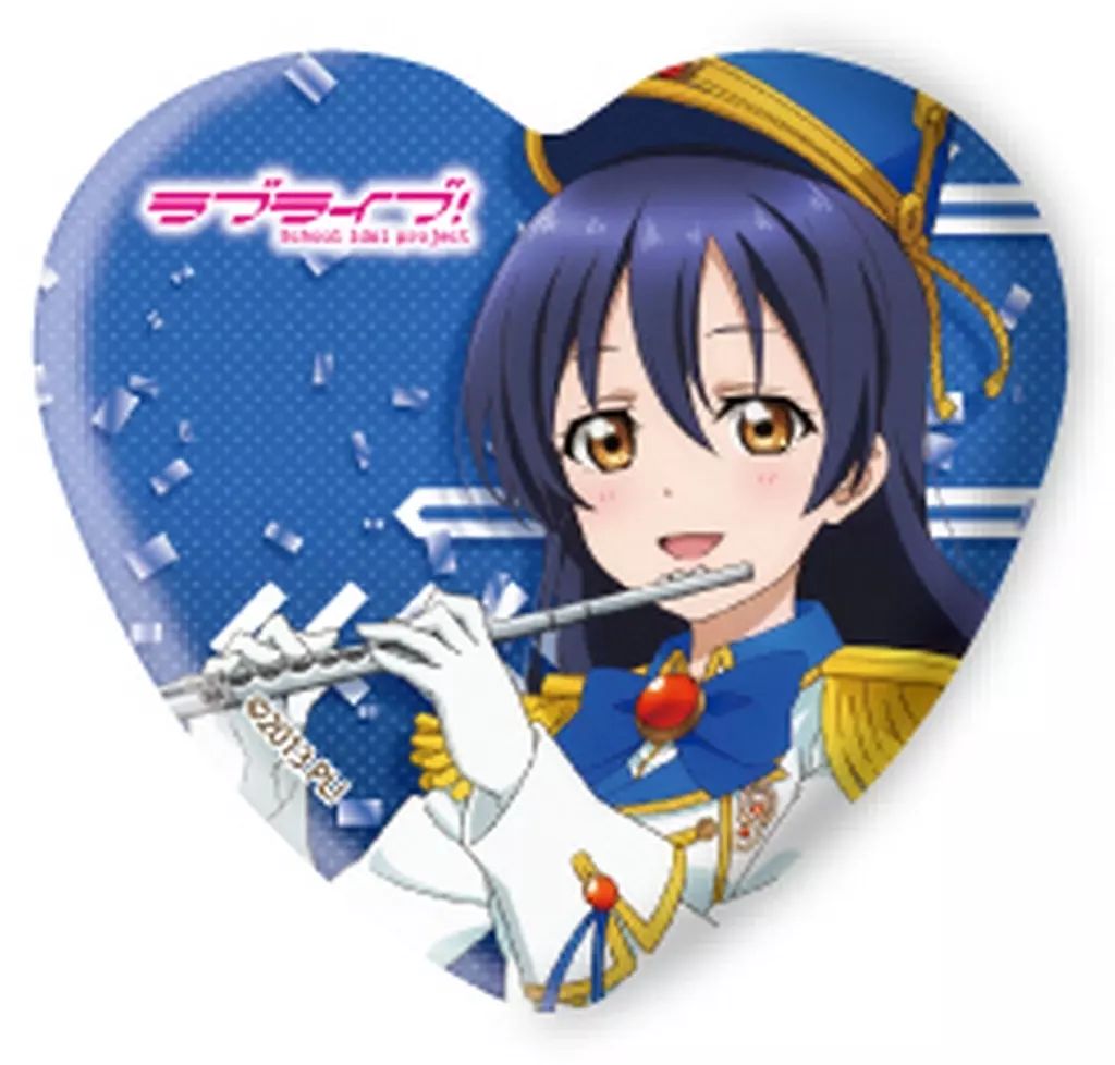 中古】バッジ・ビンズ 園田海未 「ラブライブ! ハート型缶バッジ 01