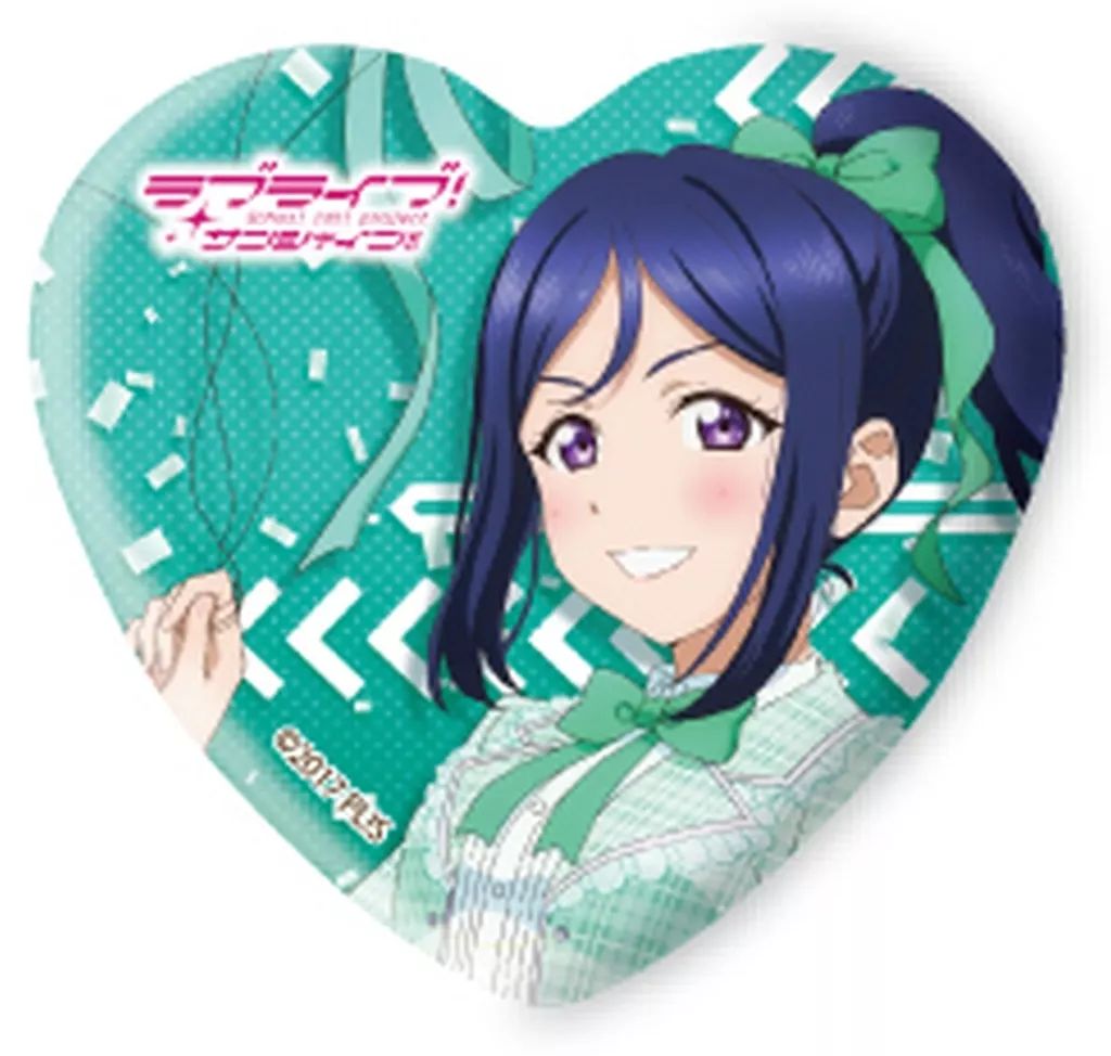 中古】バッジ・ビンズ 松浦果南 「ラブライブ!サンシャイン!! ハート型