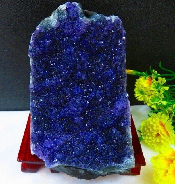 ウルグアイ産☆ 天然水晶☆絶品超濃い濃い超美しい☆アメジスト