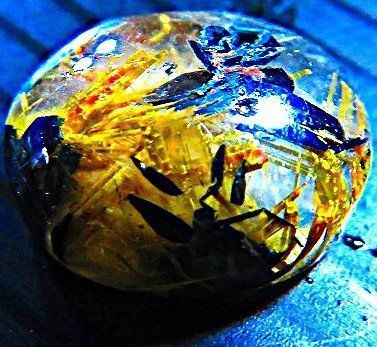 上質EU製☆ROBEAN☆定価135万円☆天然タイチンルチルクォーツ太金針