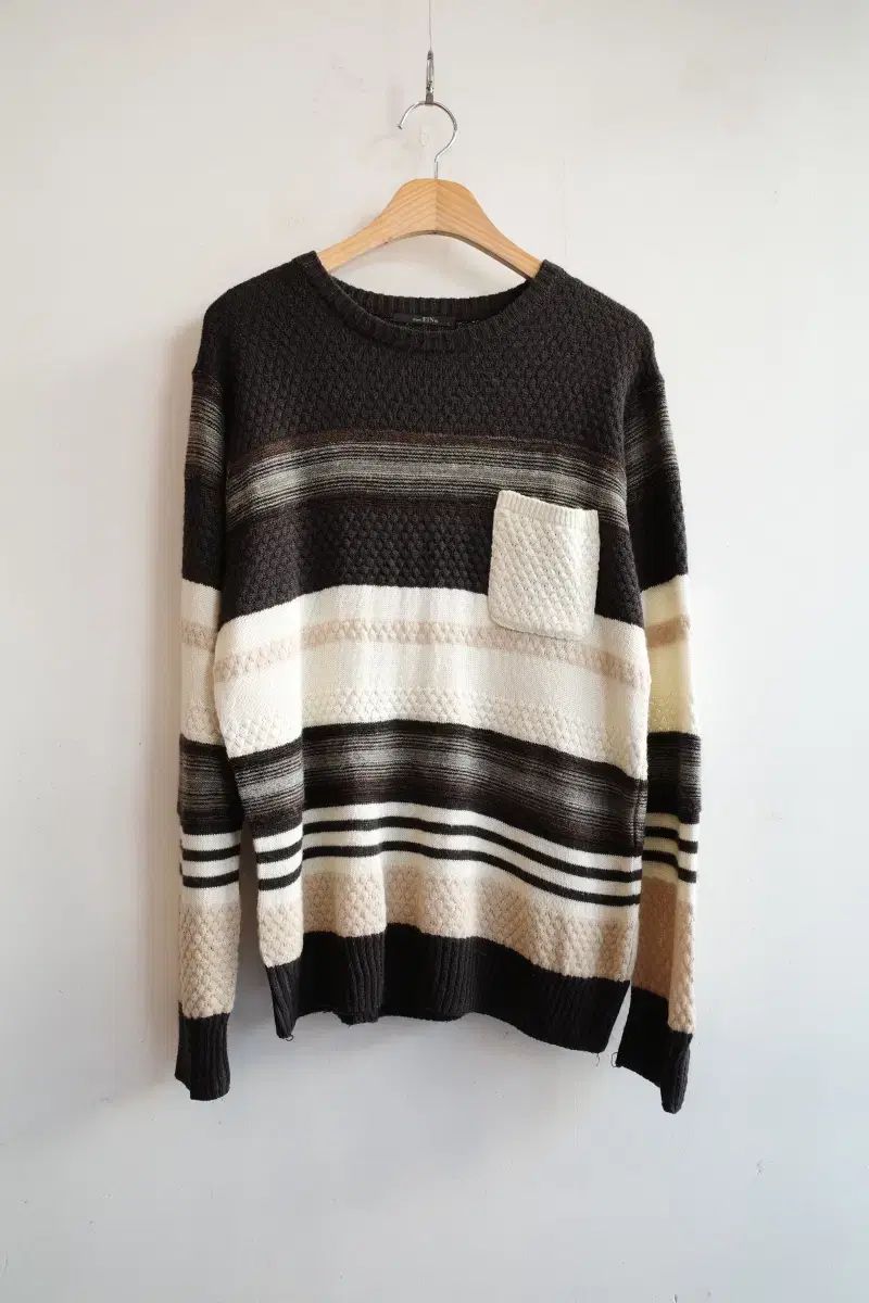 Japan brand ポケット ウール ニット