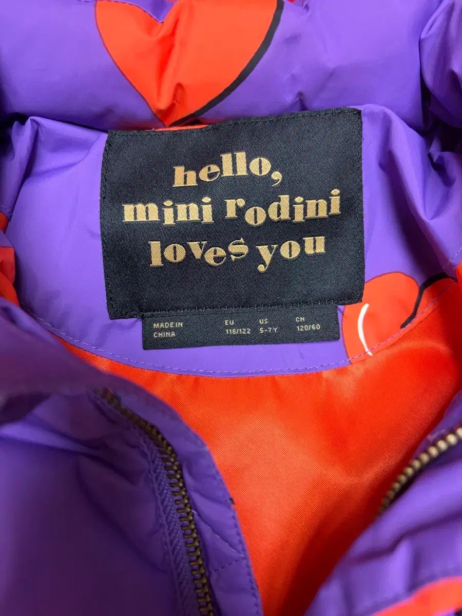 ミニロディーニ PURPLE パープル ハート ダウン