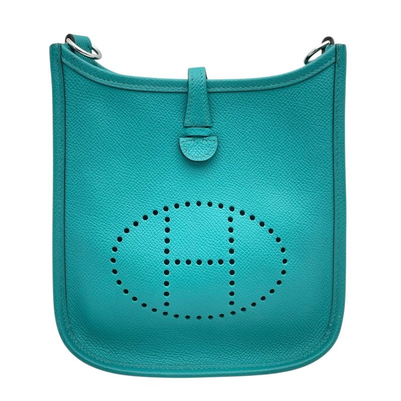 エルメス HERMES エヴリンTPM A刻 ヴェールヴェローヌ SV金具 エプソン レディース ショルダーバッグ