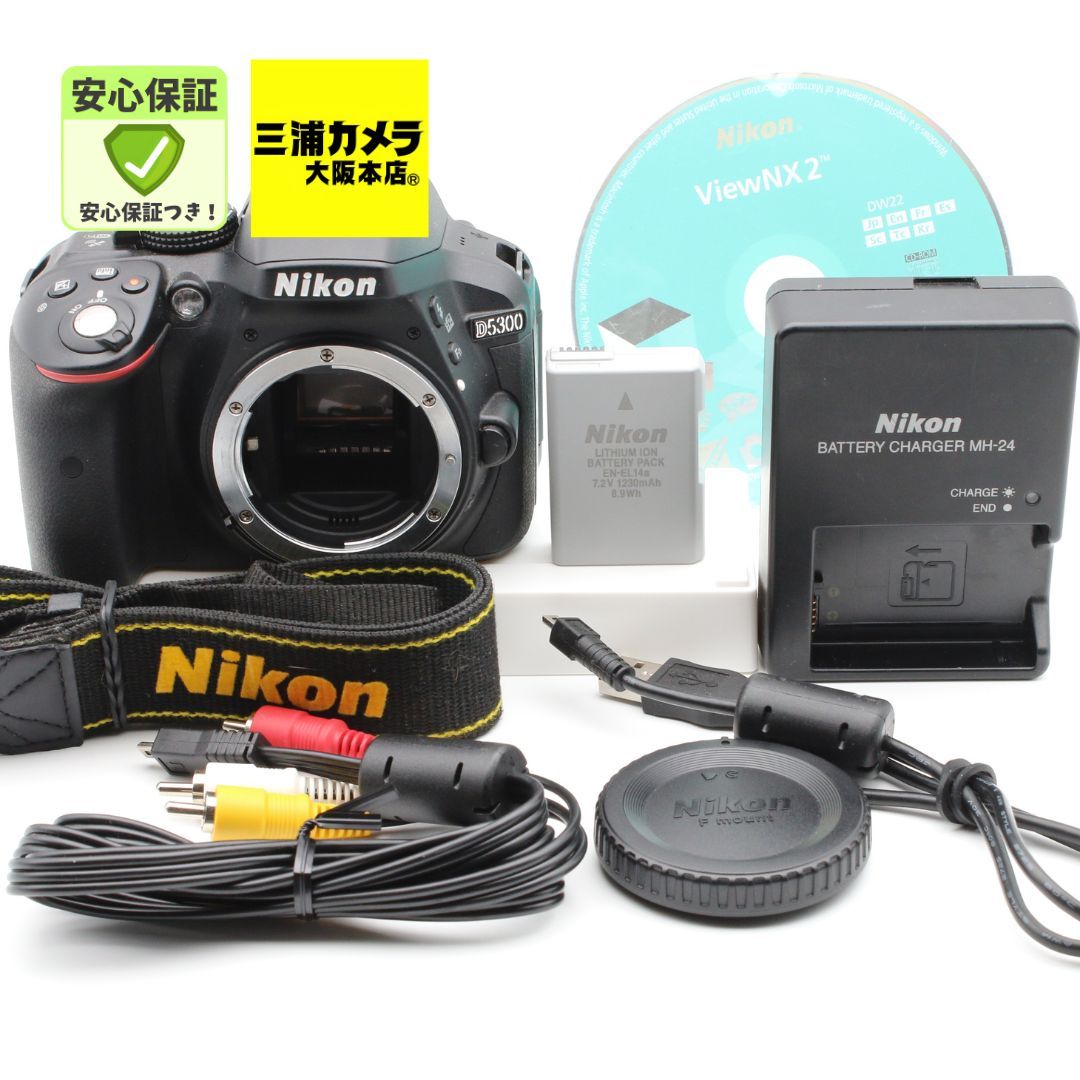 ★極上品★シャッター数515★ ニコン NIKON D5300 ボディ 中古】Nikon ニコン D5300 デジタル一眼レフカメラ シャッター回数僅少