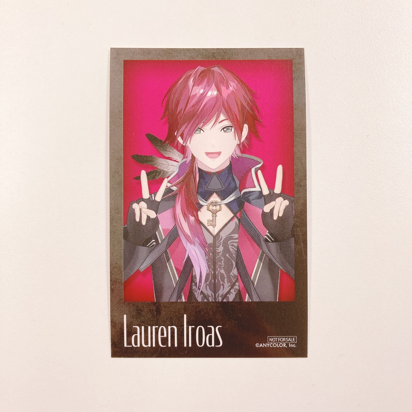 ローレン・イロアス(ブラック) フォトカード 「バーチャルYouTuber に
