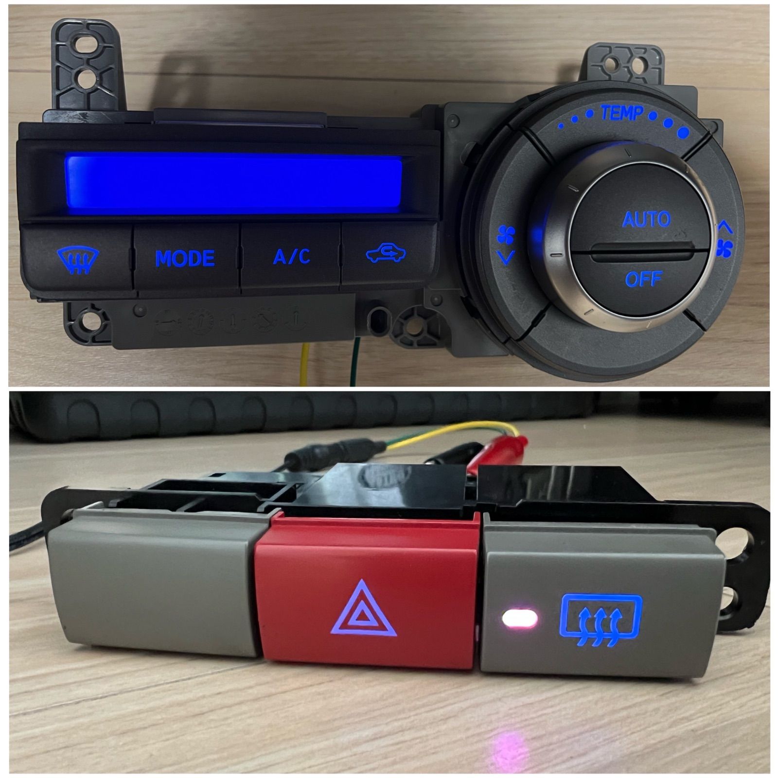 L375S タント エアコンスイッチLED打ち替え品 6色オーダーOK 