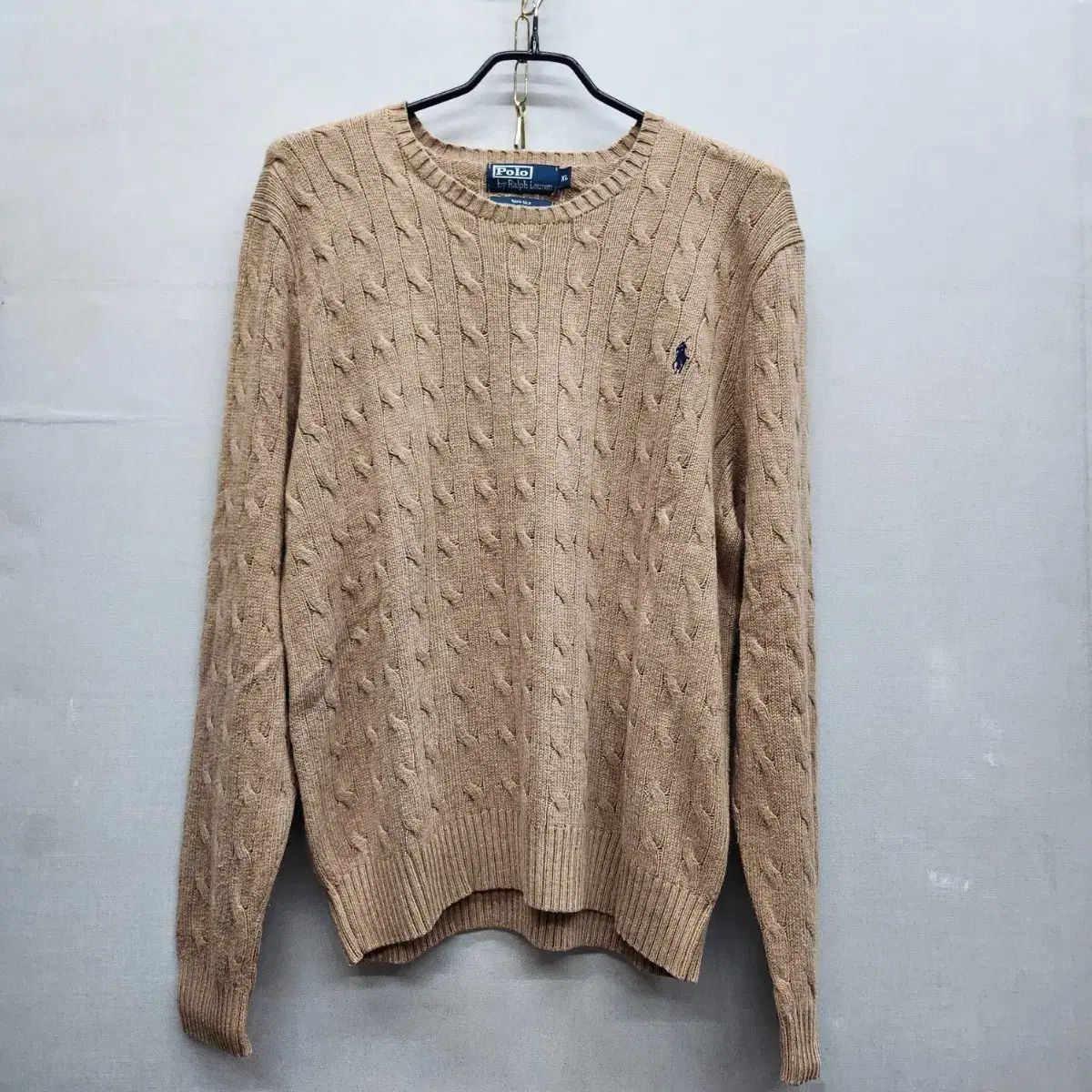 ポロバイラルフローレン ボーダー ケーブルニットポロシャツ M 現行 QR