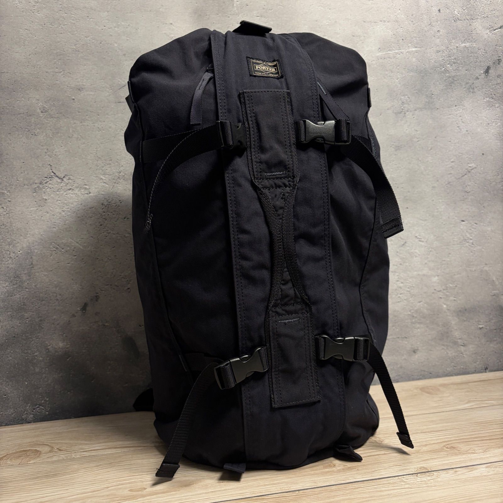 ポーター ハイク ワンショルダー ボストン 2way 大容量 A4可 多機能 青 ポーター ハイク ワンショルダー ボストン 2way A4可 大容量 多機能