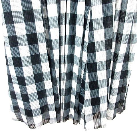 【極美品】KUMIKYOKU クミキョク　リボンギンガムチェックスカート 8 極美品KUMIKYOKU クミキョク リボンギンガムチェックスカート 8
