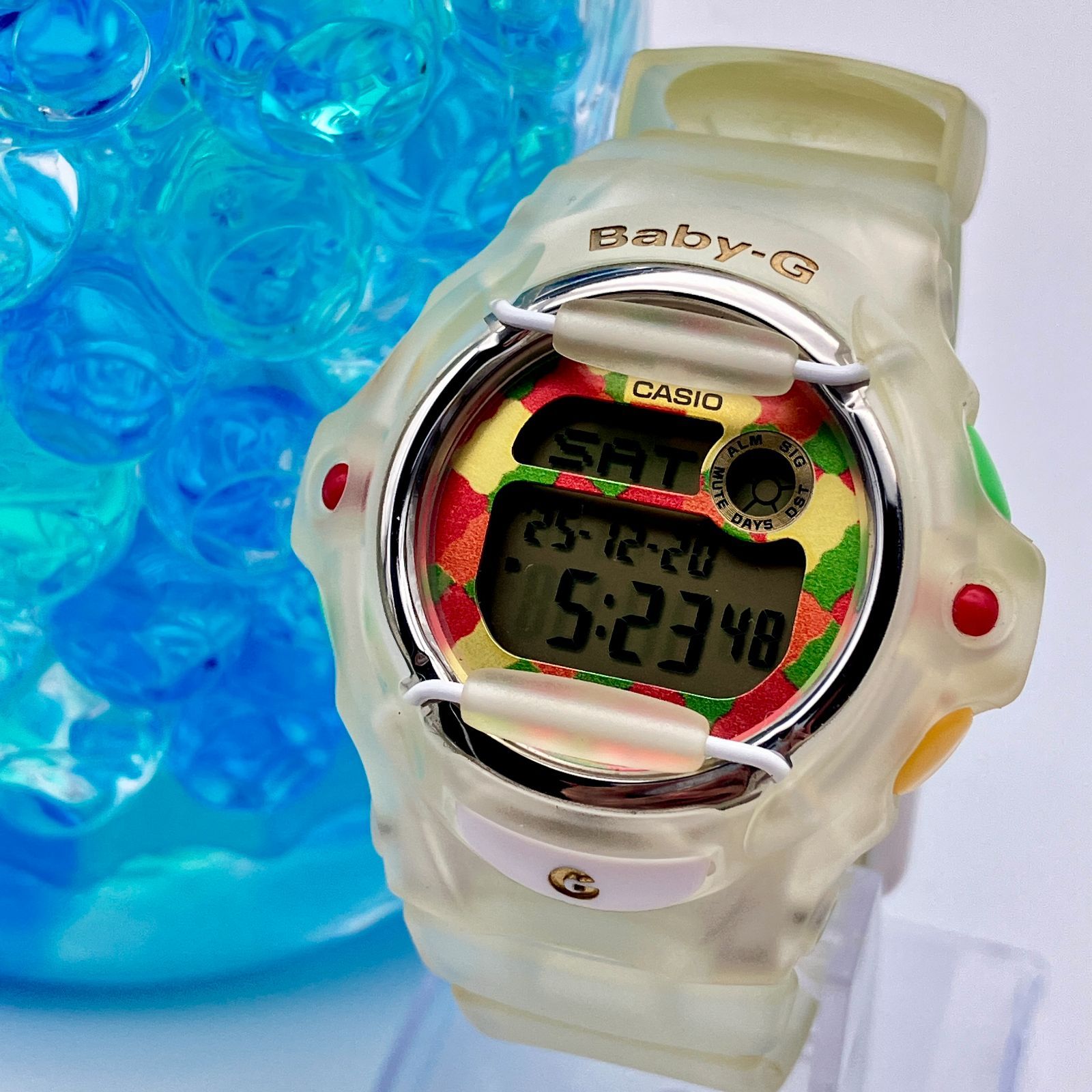 中古】カシオ CASIO Baby-G BG-169HRB ハリボー コラボ 限定