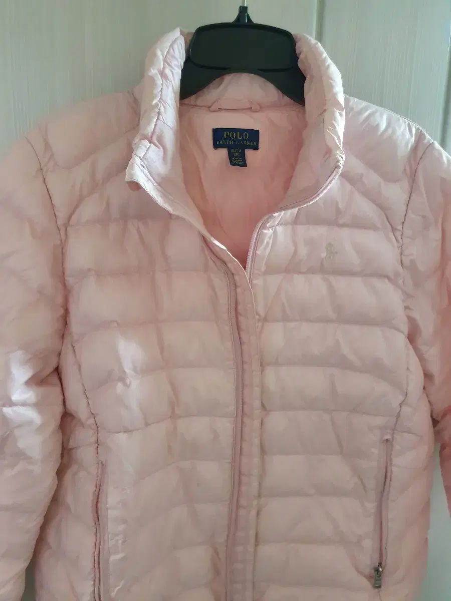 ポロ ラルフローレン 軽量 ダウン XL 16 ピンク アウター ジャケット ガールズ ジュニア レディース